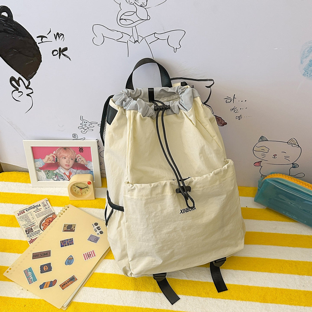 Lightweight Drawstring Backpack LoungeYard 1791205994 — product view 6