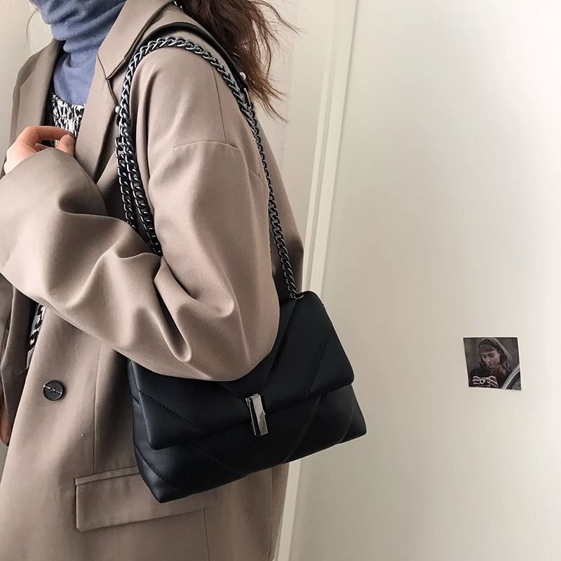 Quilted Leather Crossbody Bag LoungeYard — product view 1