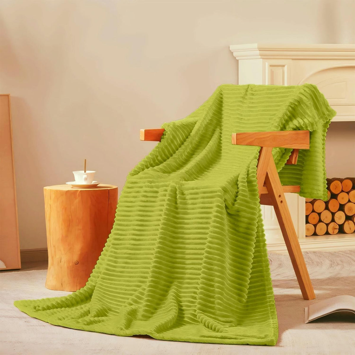 Plush Textured Blanket — product view 1