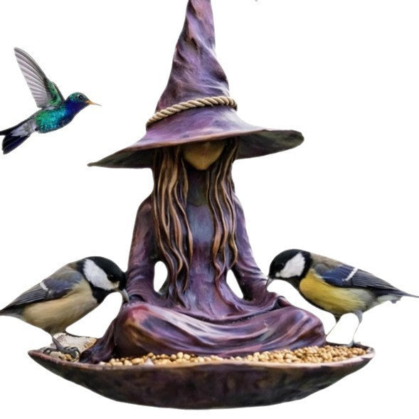Witch-Themed Bird Feeder Bowlift — product view 7