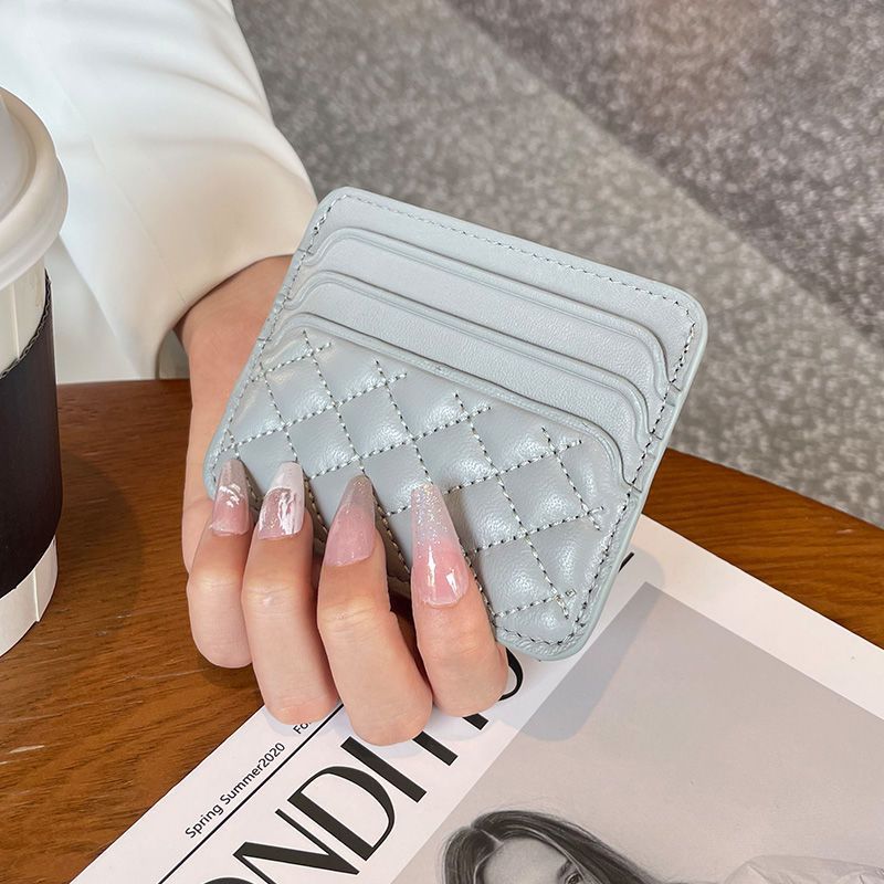 Quilted Leather Card Holder LoungeYard — product view 6