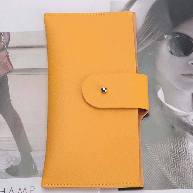 Stylish Textured Leather Wallet LoungeYard — product view 4