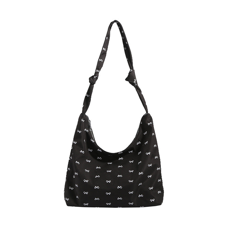 Stylish Bow-Handle Hobo Bag — product view 2