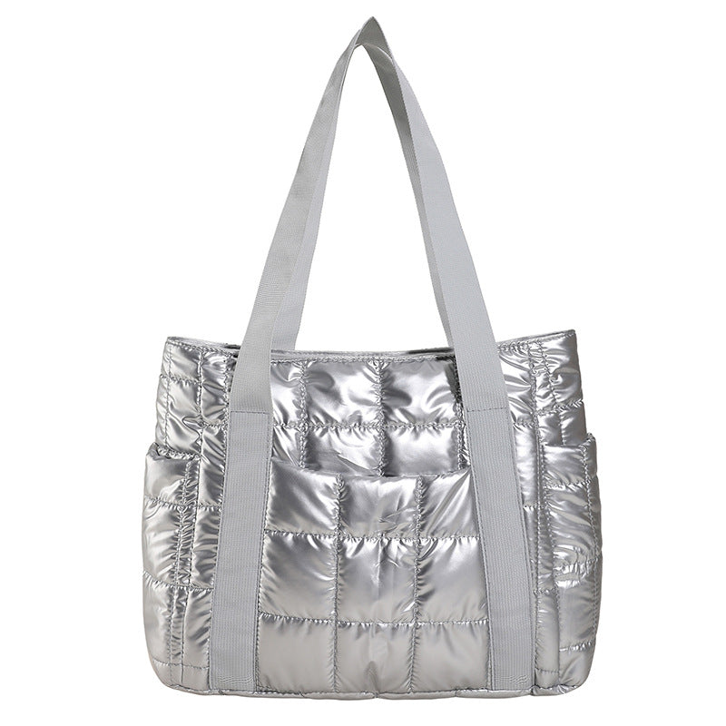 Practical and Stylish Tote Bag with Padded Design LoungeYard — product view 6