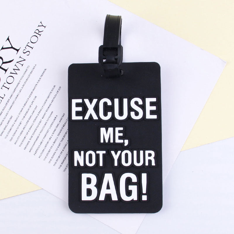 Motivational Luggage Tag LoungeYard — product view 1