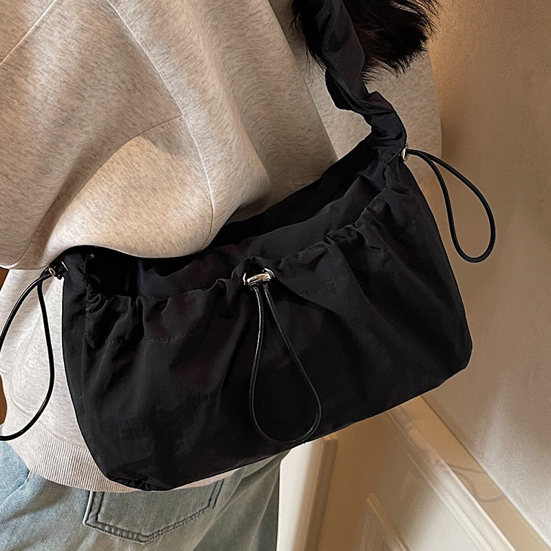 Ruffled Fabric Handbag — product view 7