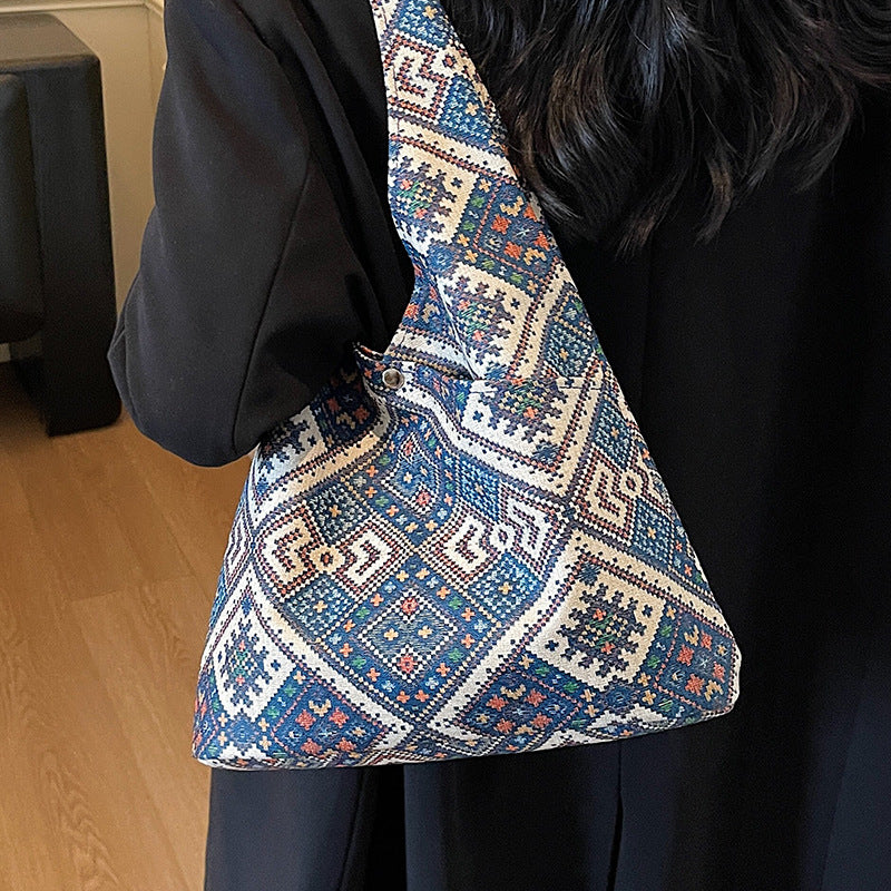 Ethnic Patterned Shoulder Bag — product view 2