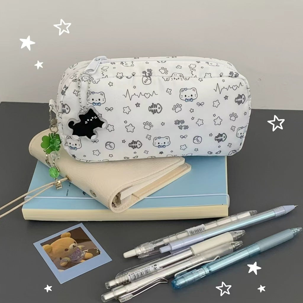 Cute Illustrated Storage Pouch — product view 3