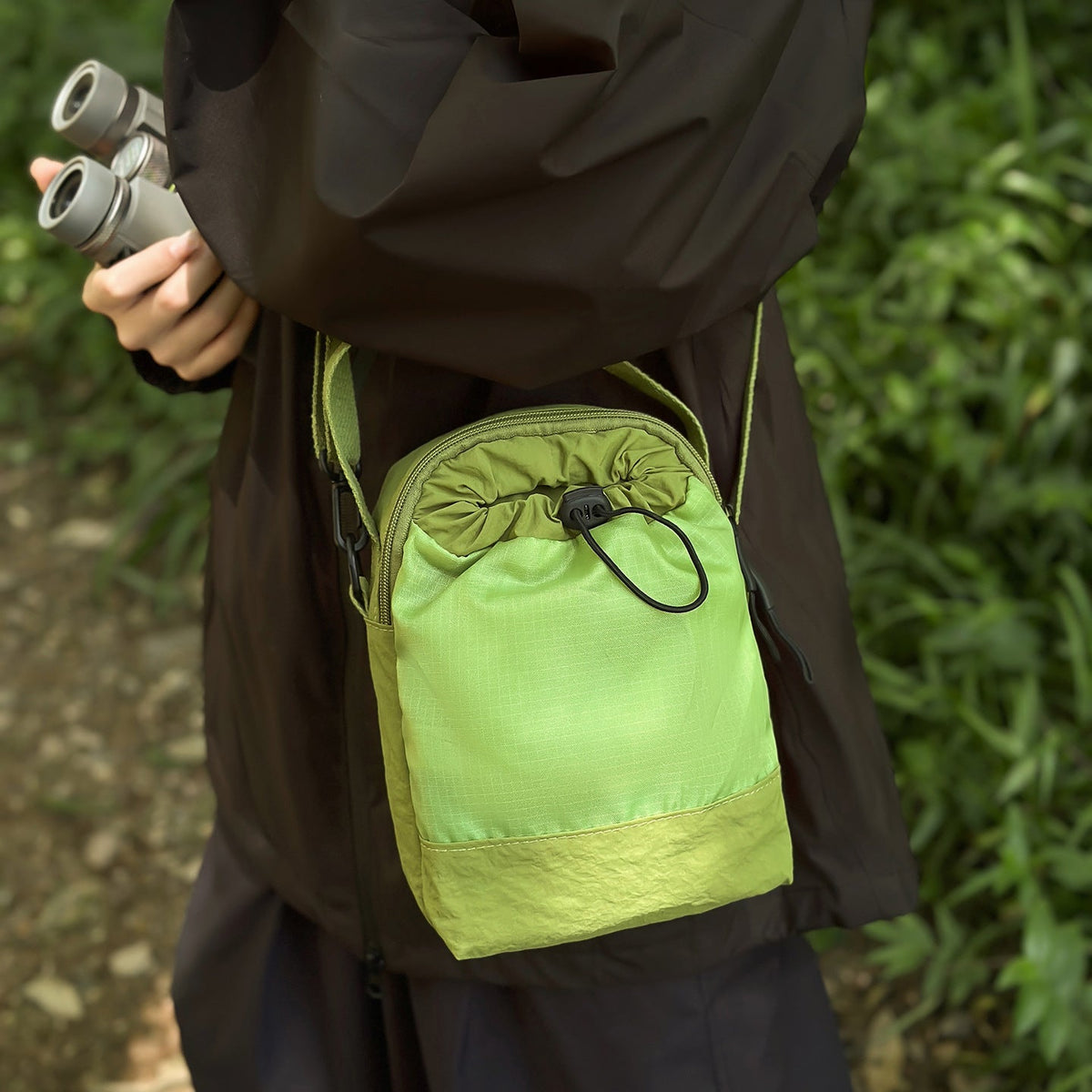 Compact Drawstring Utility Backpack LoungeYard — product view 2