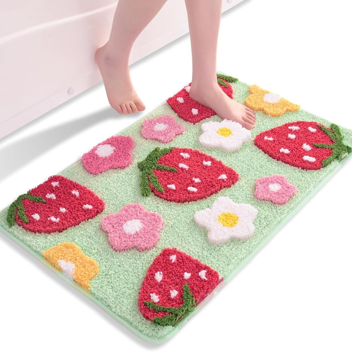 Floral Themed Bath Mat — product view 4