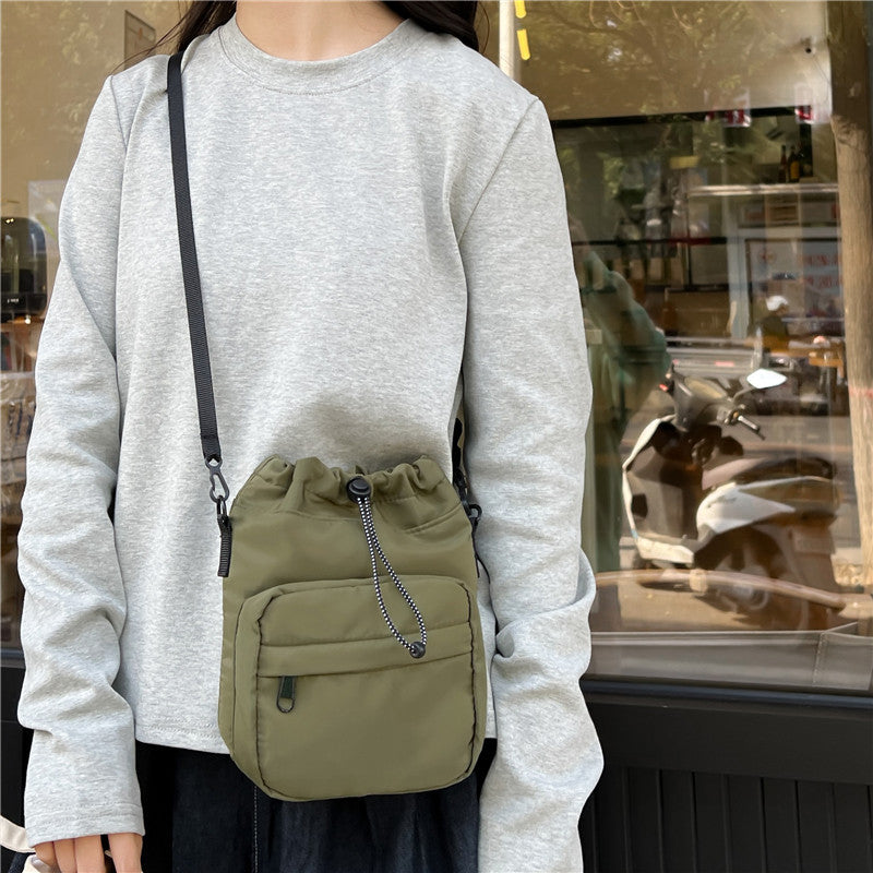 Fashionable Bucket Bag With Adjustable Shoulder Strap LoungeYard — product view 1
