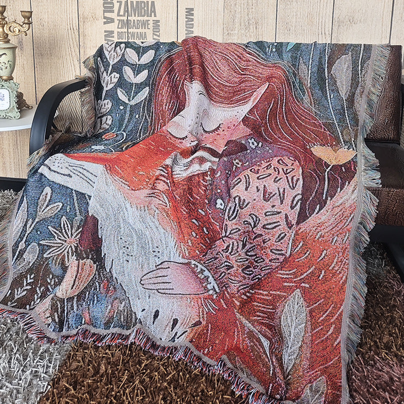 Artistic Woven Blanket — product view 1
