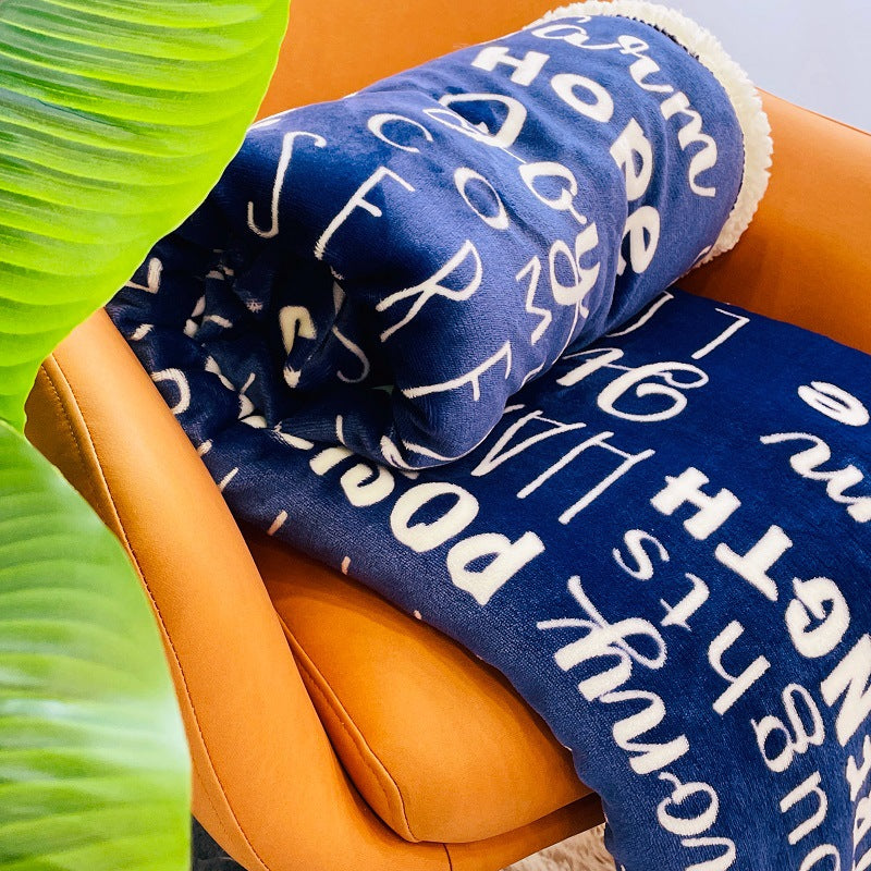 Soft Printed Fleece Blanket — product view 1
