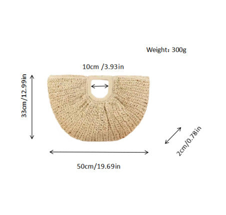 Handbag with tasteful wave pattern LoungeYard — product view 6