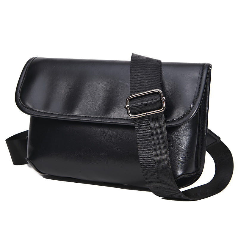 Leather Crossbody Messenger Bag LoungeYard — product view 3