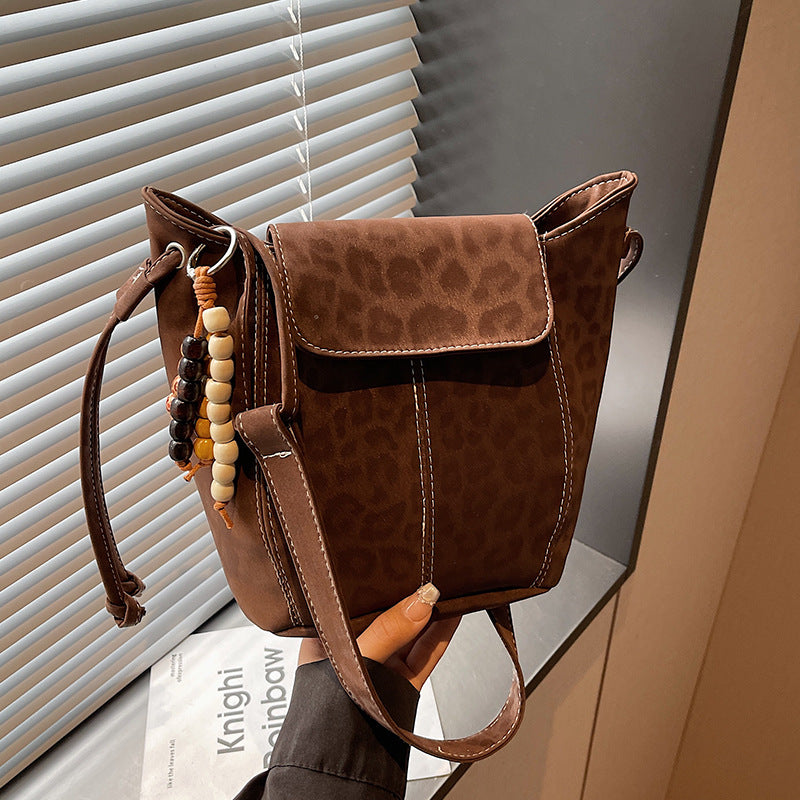 Leopard Print Crossbody Handbag — product view 1