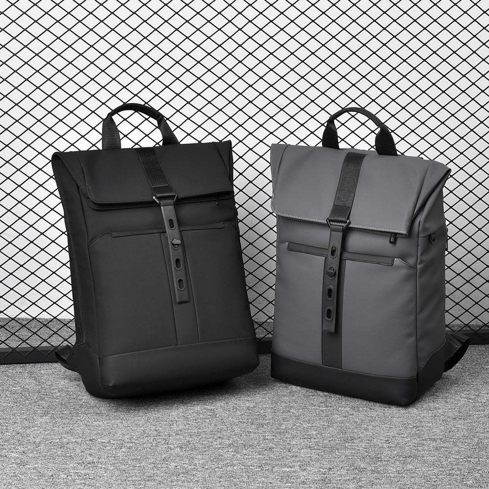 Modern Rolltop Travel Backpack LoungeYard — product view 1