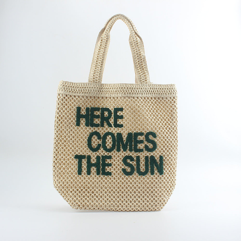 Handcrafted macrame bags with quote elements LoungeYard — product view 7