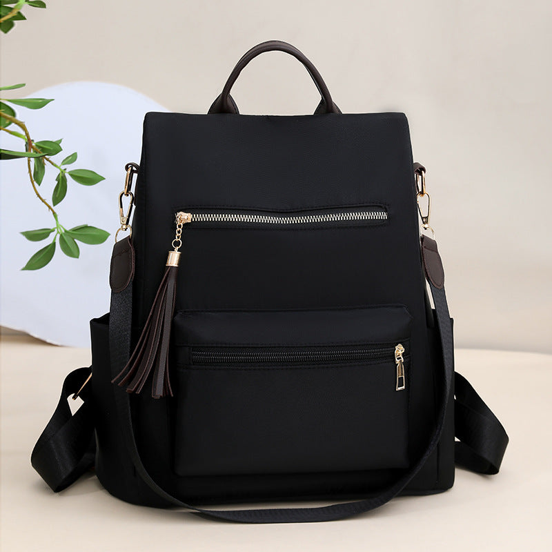 Elegant Multi-Pocket Backpack with Detachable Strap LoungeYard — product view 3