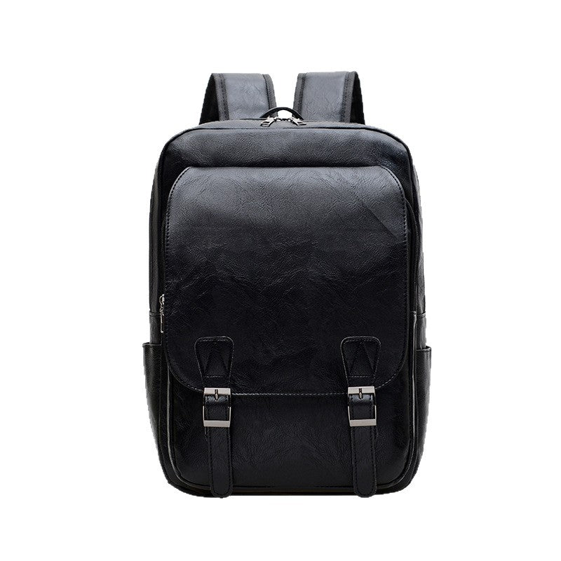 Leather Laptop Backpack LoungeYard — product view 5