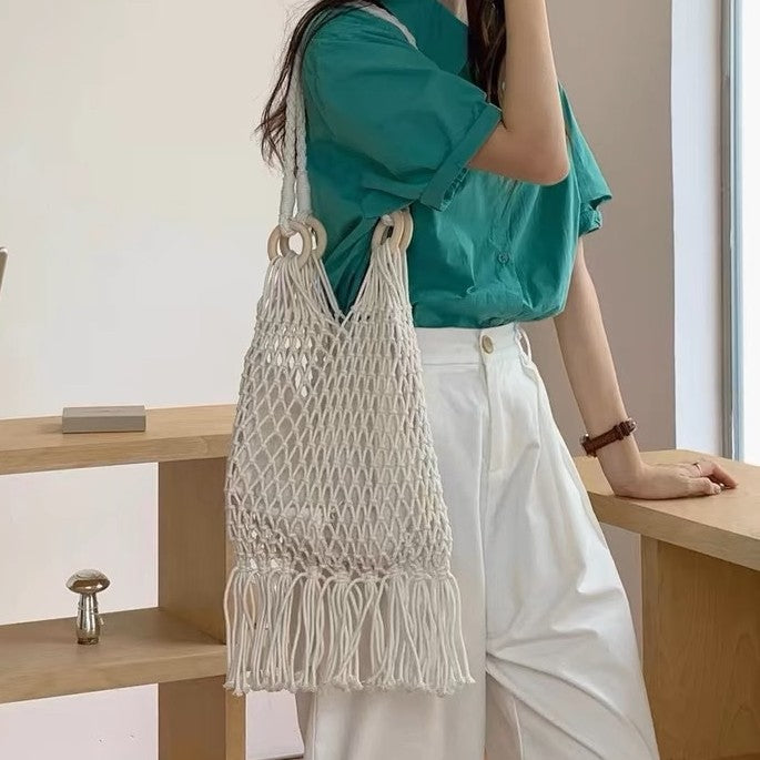 Handmade Macrame Bag LoungeYard — product view 1