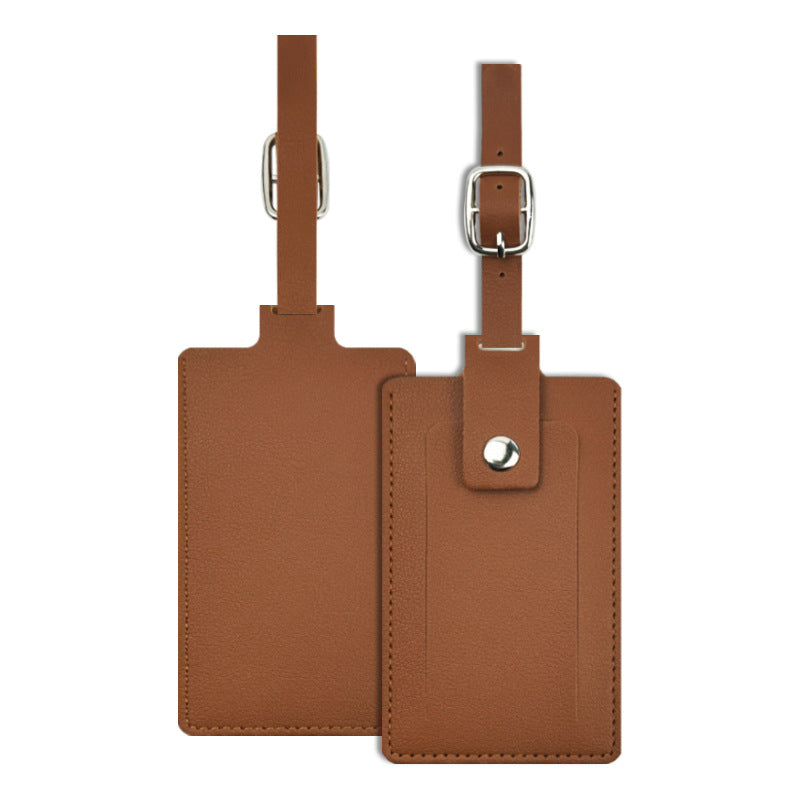 Leather Travel Luggage Tag LoungeYard — product view 4
