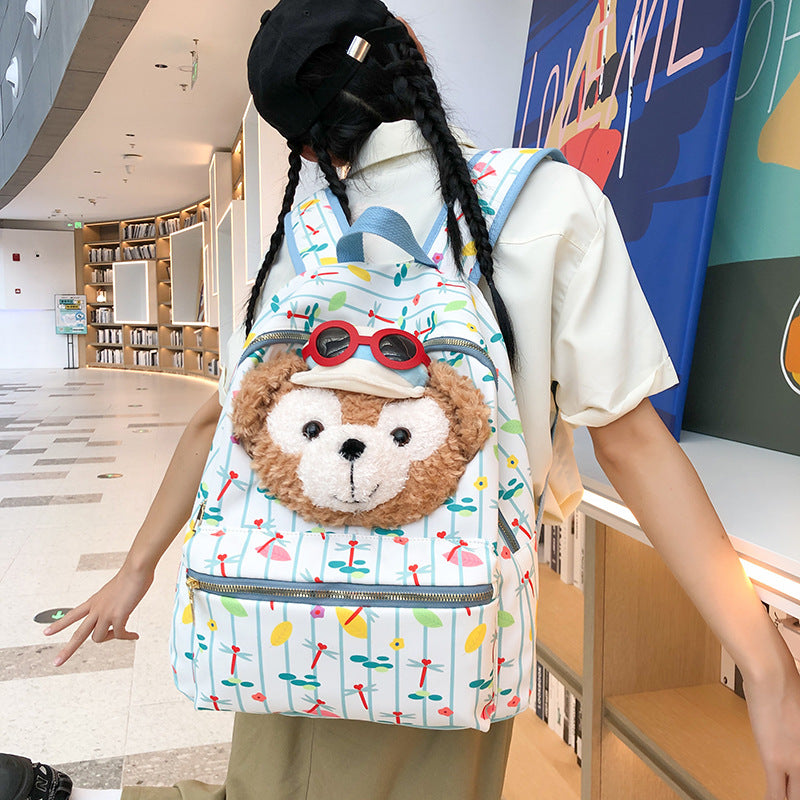 Playful Plush Animal Backpack — product view 1