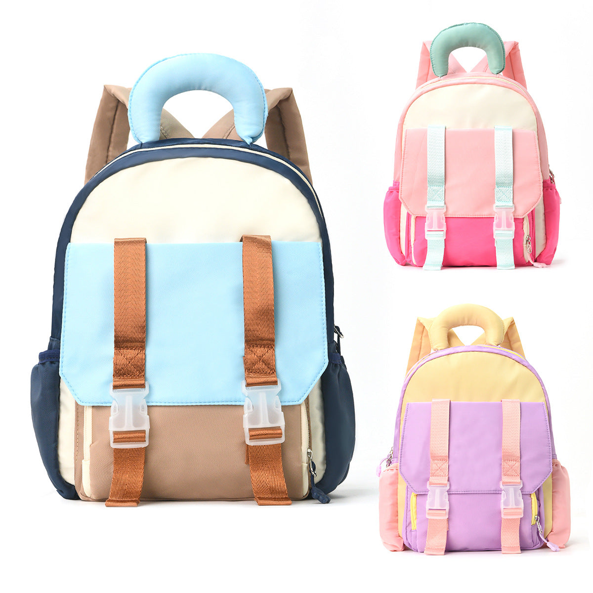 Colorful school backpack LoungeYard — product view 1