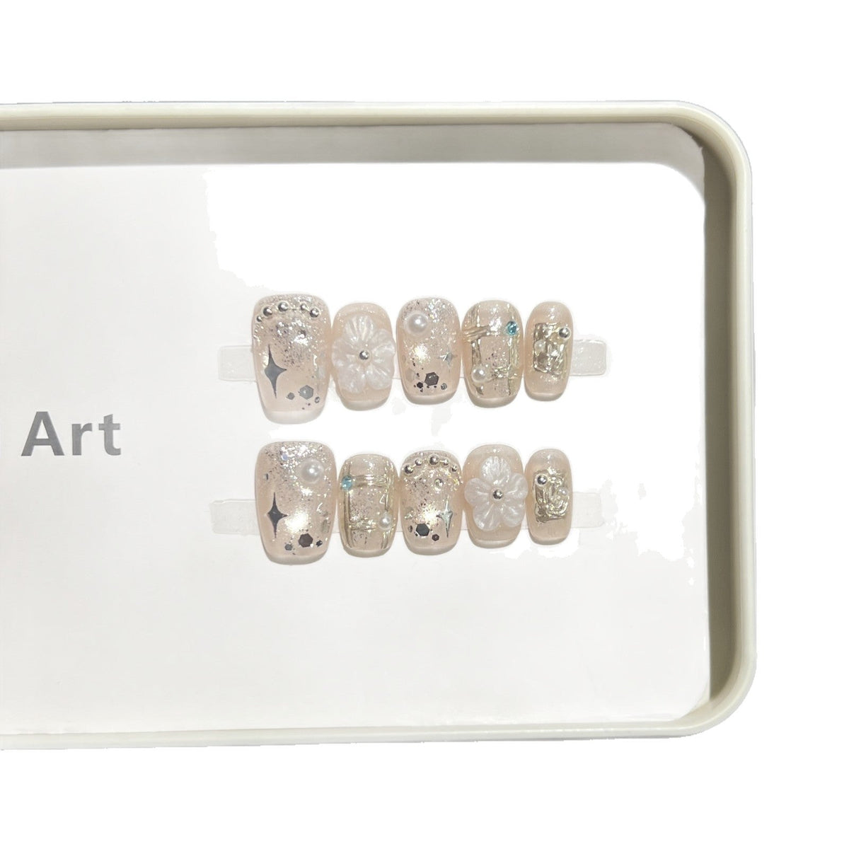 Premium Decorative Press-On Nail Art Set — product view 5