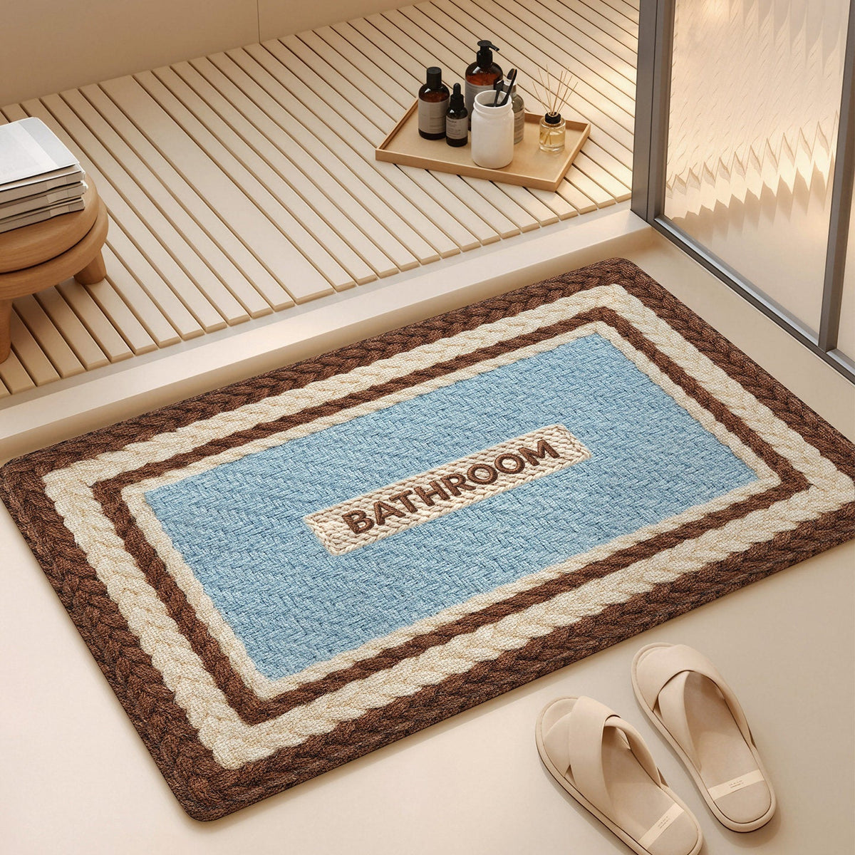Decorative Bathroom Rug — product view 1