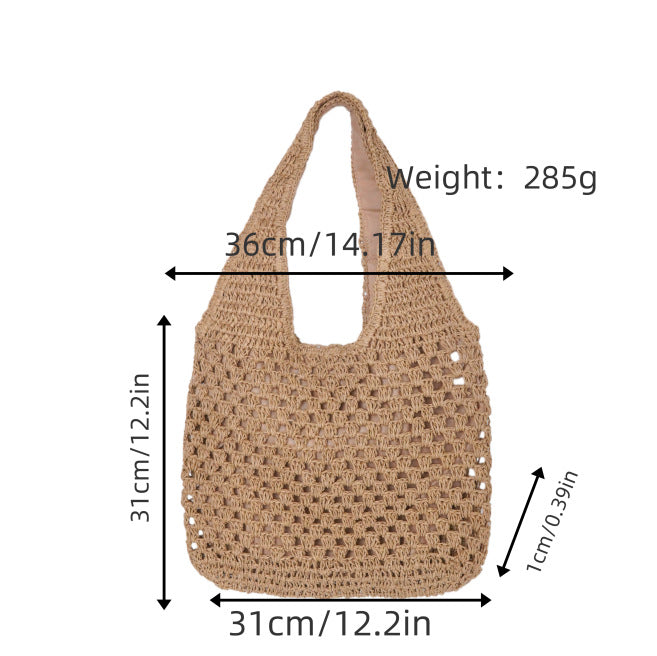 Hand-crocheted shoulder bag LoungeYard — product view 6