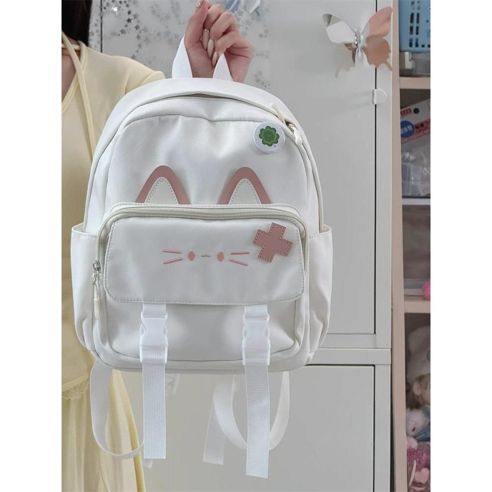 Cute Cat-Themed Mini Backpack LoungeYard — product view 2