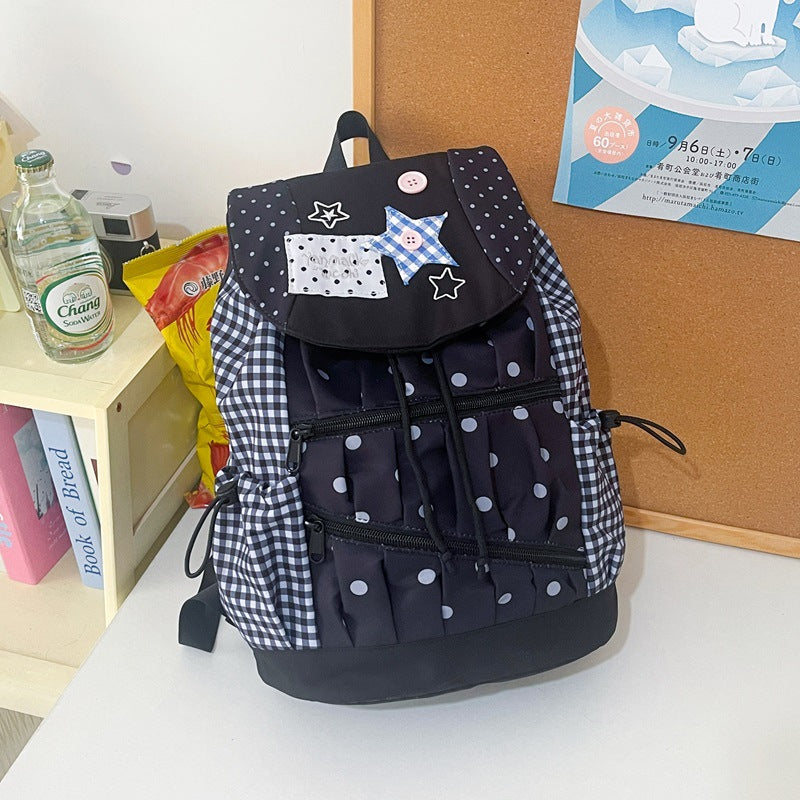 Playful Graphic Drawstring Backpack LoungeYard — product view 6