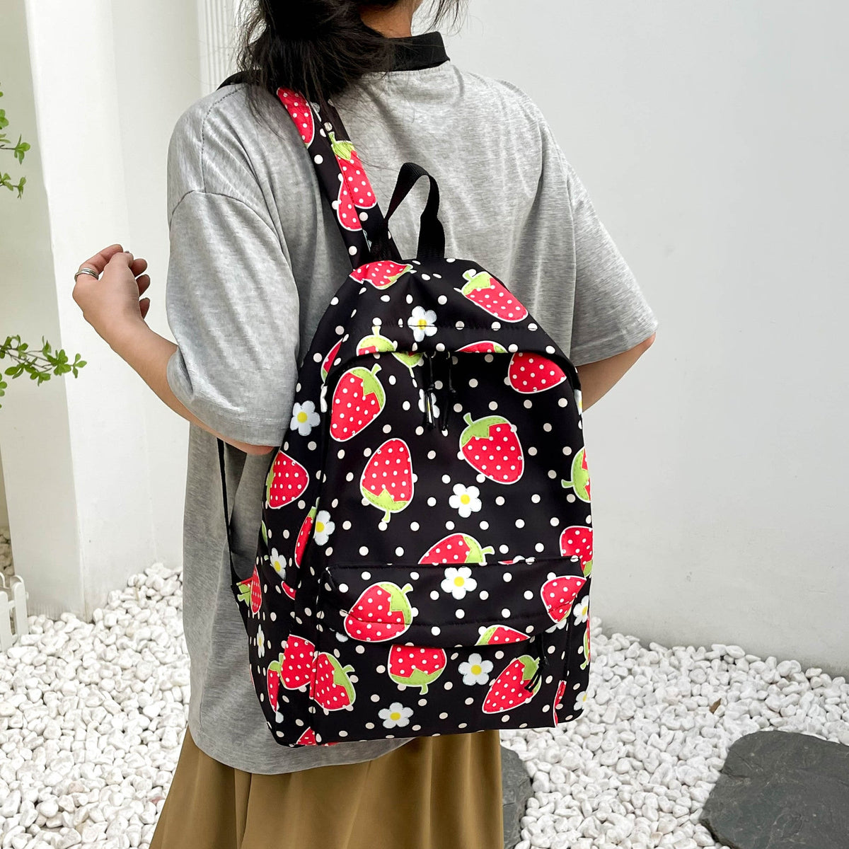 Playful Patterned Backpack LoungeYard — product view 3