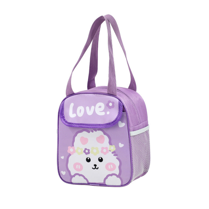 Insulated lunch bag with cute animal motif LoungeYard — product view 6