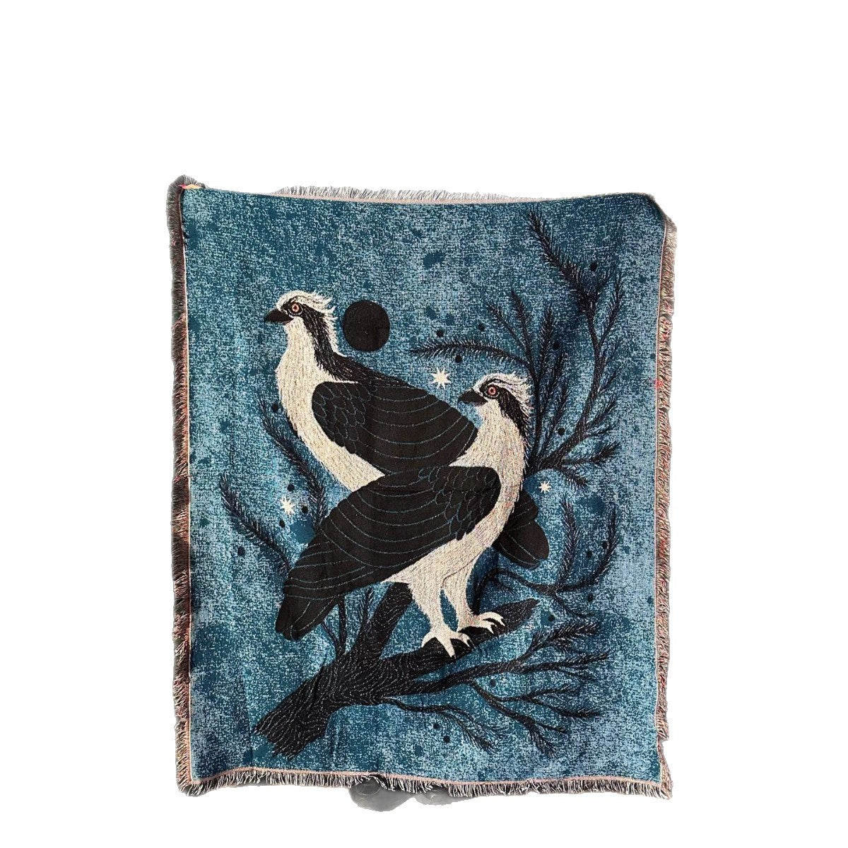 Artistic Nature-Inspired Throw Blanket — product view 5