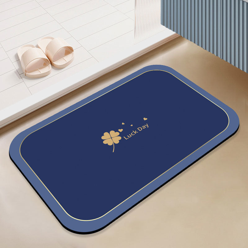 Luck-Inspired Decorative Bath Mat — product view 4
