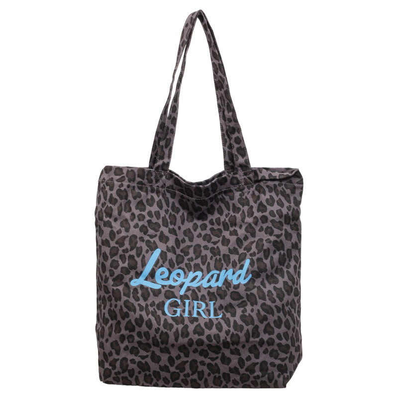 Stylish Leopard Print Tote Bag LoungeYard — product view 6