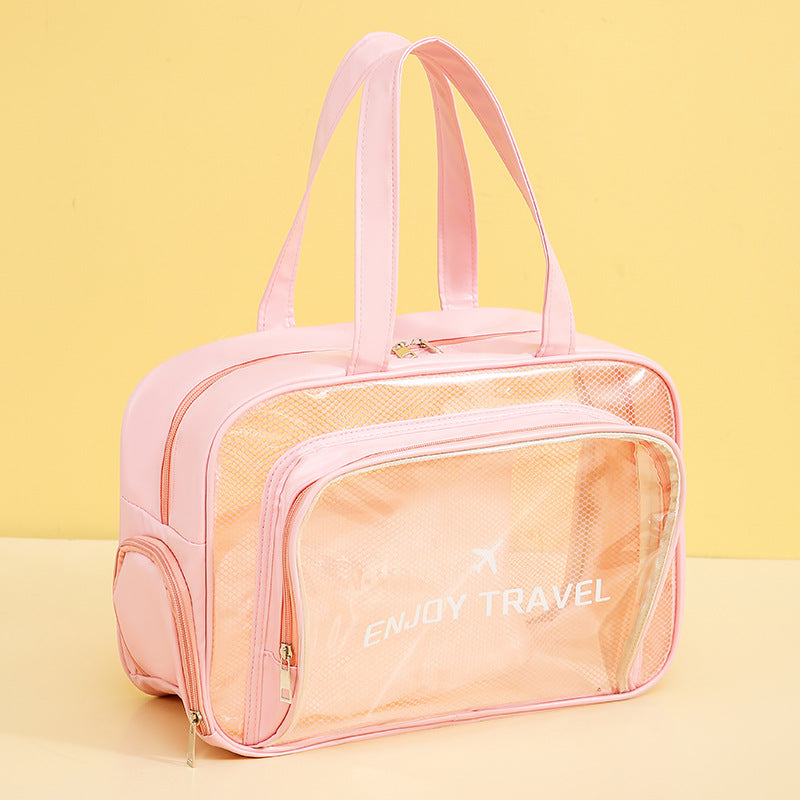 Clear Travel Toiletry Bag LoungeYard — product view 3