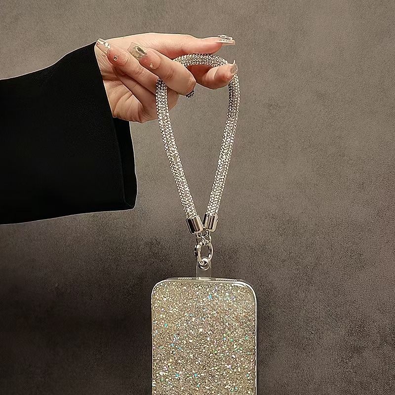 Rhinestone-Accented Handbag Strap LoungeYard — product view 3