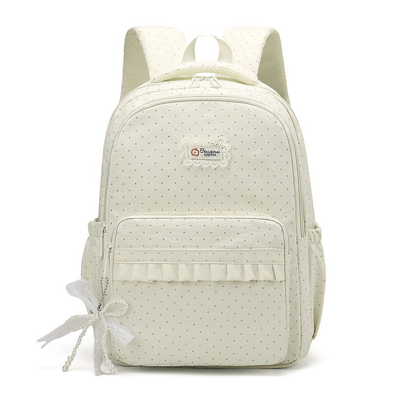 Decorative Polka Dot Backpack LoungeYard — product view 6
