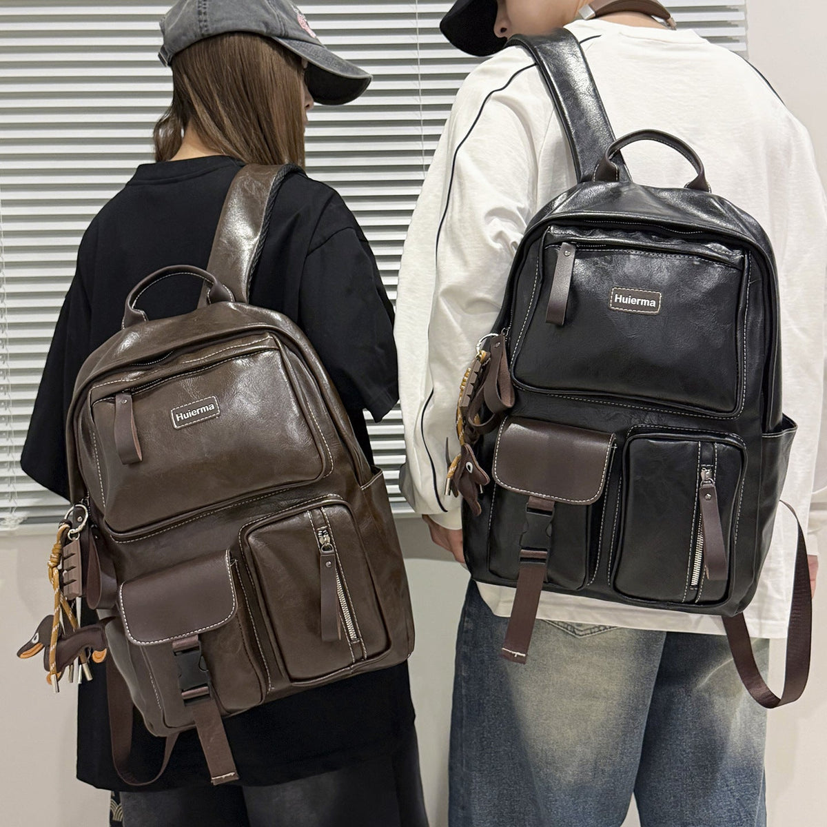 Multi-Compartment Functional Backpack LoungeYard — product view 1