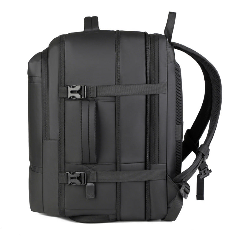 Multifunctional backpack with ergonomic design and multiple secure compartments LoungeYard — product view 2