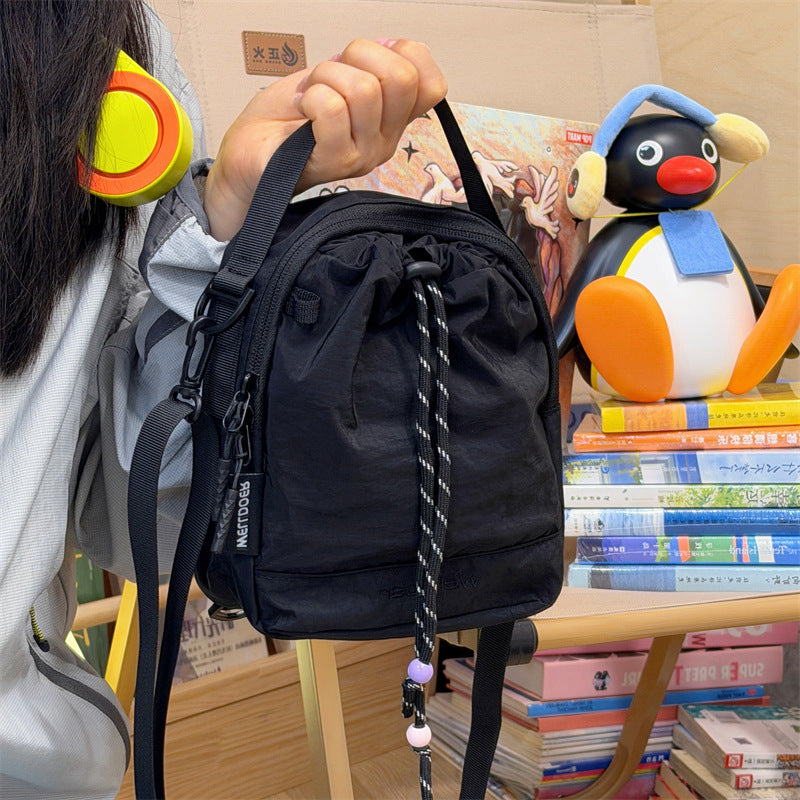 Compact Stylish Drawstring Backpack LoungeYard — product view 6