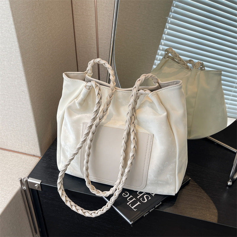 Stylish Braided Handle Handbag LoungeYard — product view 1