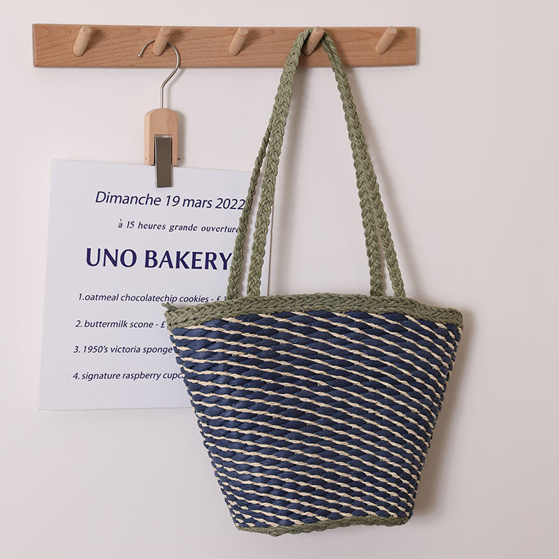 Braided Beach Bag with Wide, Sturdy Handles LoungeYard — product view 1