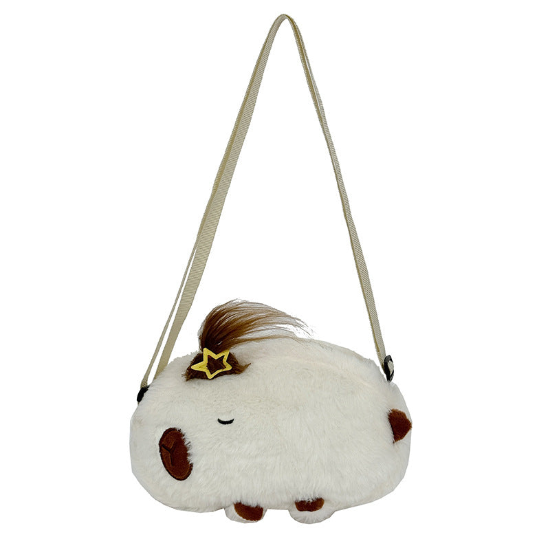Plush Shoulder Bag with Cute Animal Design LoungeYard — product view 6
