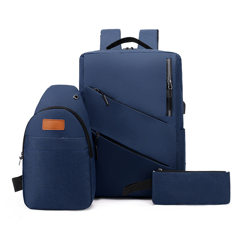 Multi-Compartment Sleek Backpack Set LoungeYard — product view 5