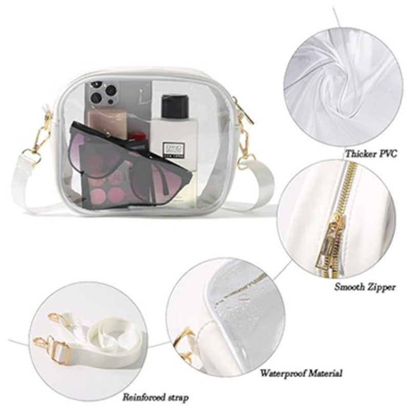 Transparent cosmetic organizer bag LoungeYard — product view 4