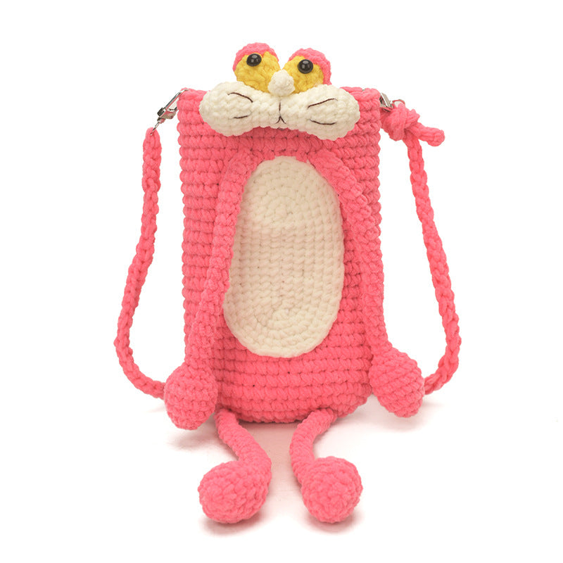 Crochet Animal-Themed Crossbody Bag — product view 1